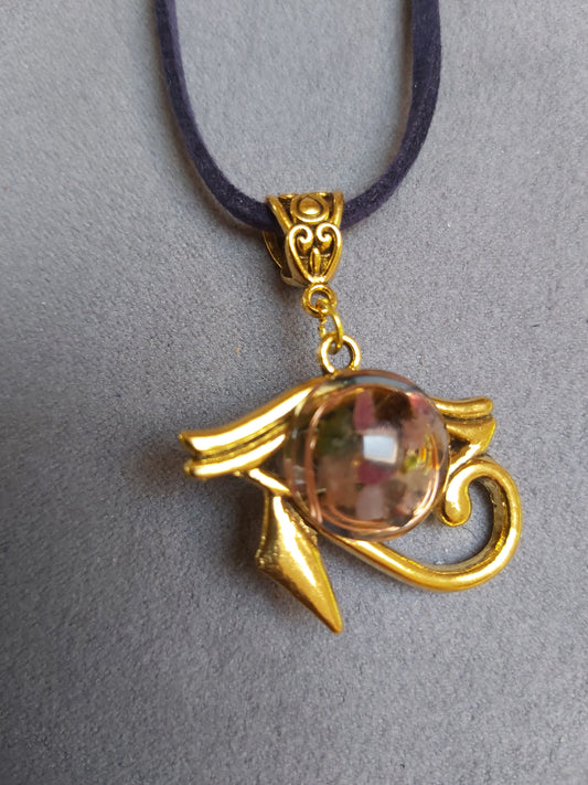 Orgon Kette " Auge des Horus" in 4 verschiedenen Farben